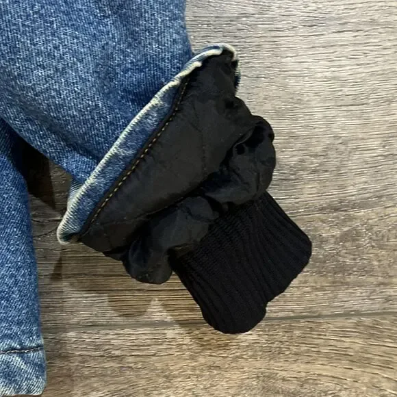 Vintage 90s Dickies Denim Work Jacket Quilted Lined Barn Coat Men’s XXL - Picture 5 of 9